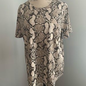 H&M Snakeskin pattern T-shirt